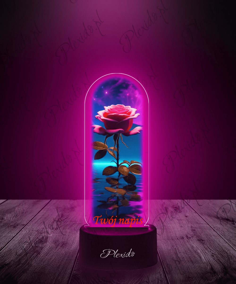 Lampka Plexido Róża na Dzień Kobiet